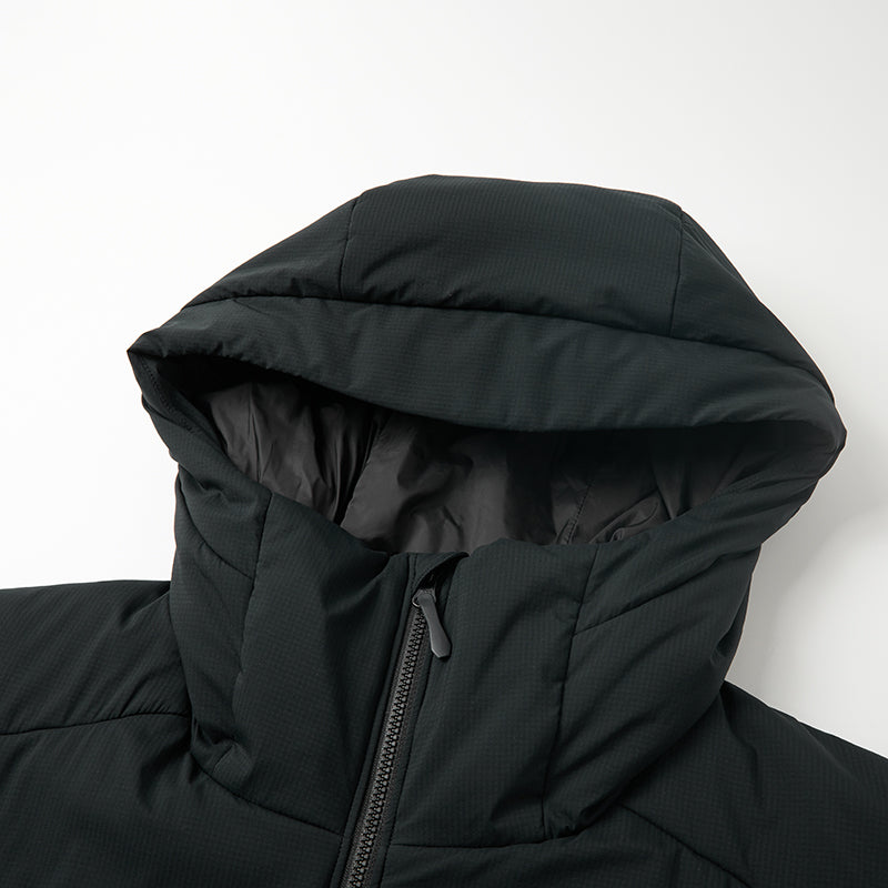 Men Fashion Down Jacket Autumn Winter Stand Collar Warm Puffer Coat Outdoor Casual Thick Parka for Cold Weather Streetwear