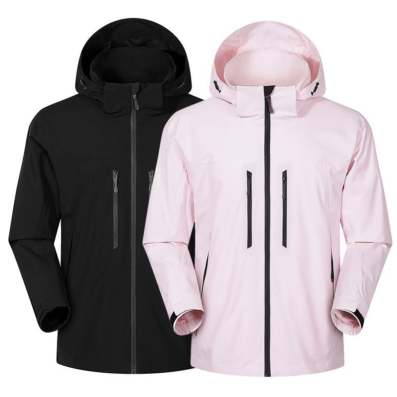 Unisex 3 In 1 Casual Down Jacket Autumn Winter Plush Warm Inner Lining Coat Men/Women Outdoor Skiing Snowboarding Outerwear