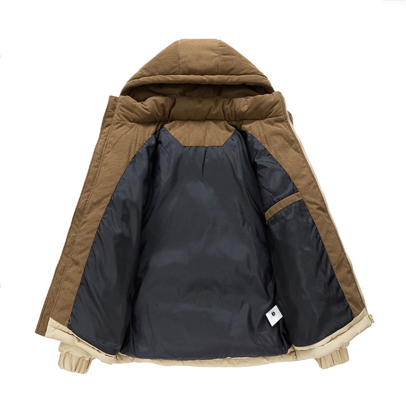 Unisex Fashion Down Jacket Men/Women Autumn Winter Warm Puffer Coat Outdoor Casual Thick Parka for Cold Weather Streetwear