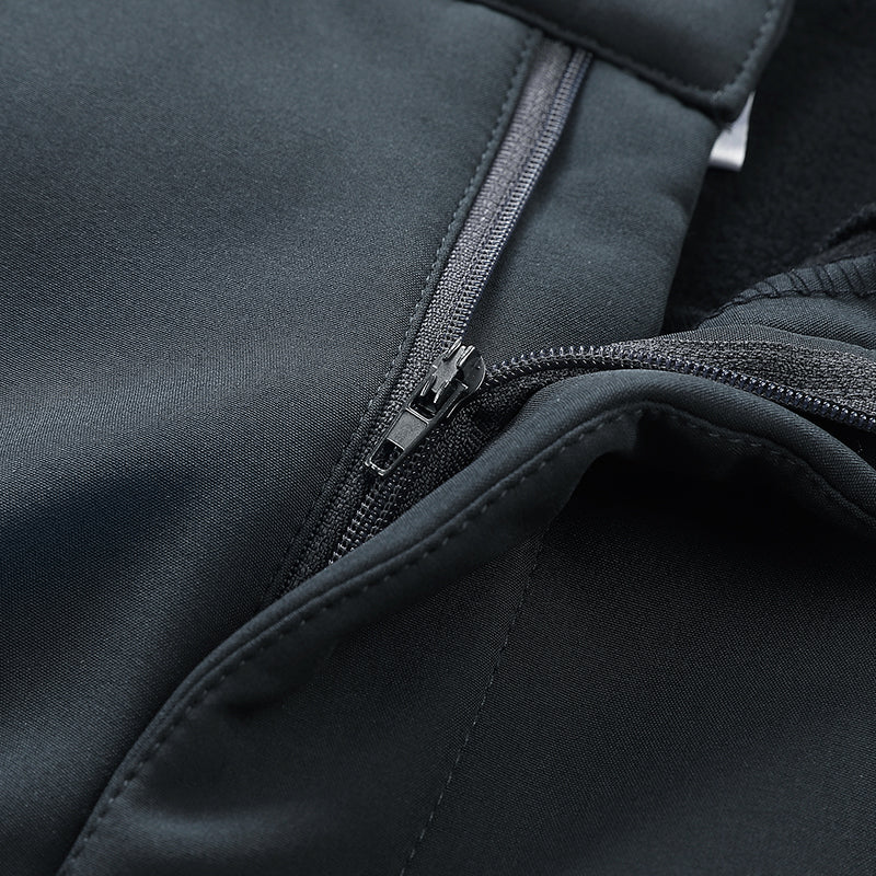 Men's Autumn Winter Fleece Warm Casual Pants Business Slim Fashion Suit Pants Stretch Cosy Fabric Comfortable Long Pants