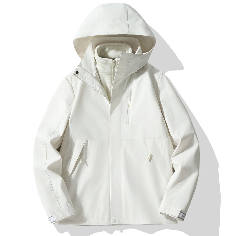 Unisex Outdoor Sports 3 In 1 Jacket Autumn Winter Warm Inner Lining Windproof Coat Men/Women Fashion Waterproof Outerwear