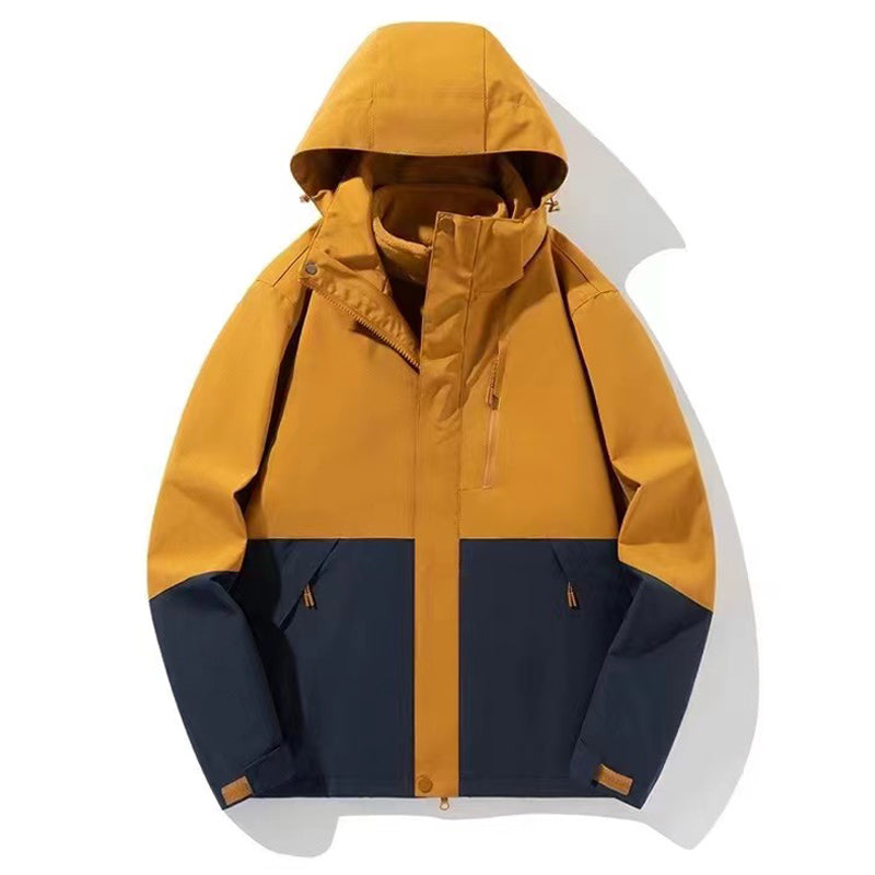Unisex Outdoor Sports 3 In 1 Jacket Autumn Winter Warm Inner Lining Windproof Coat Men/Women Fashion Waterproof Outerwear