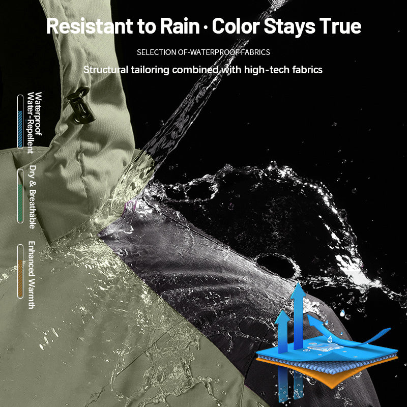 Unisex Fashion Waterproof Jacket Men/Women Windproof Thin Outerwear Outdoor Windbreaker Hiking Camping Raincoat with Hood