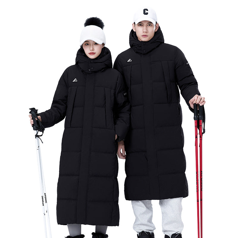 Unisex Fashion Thick Down Jacket White Duck Down Warm Loose Outerwear High Quality Men/Women Winter Leisure Puffer Coat