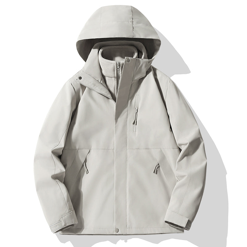 Unisex Outdoor Sports 3 In 1 Jacket Autumn Winter Warm Inner Lining Windproof Coat Men/Women Fashion Waterproof Outerwear