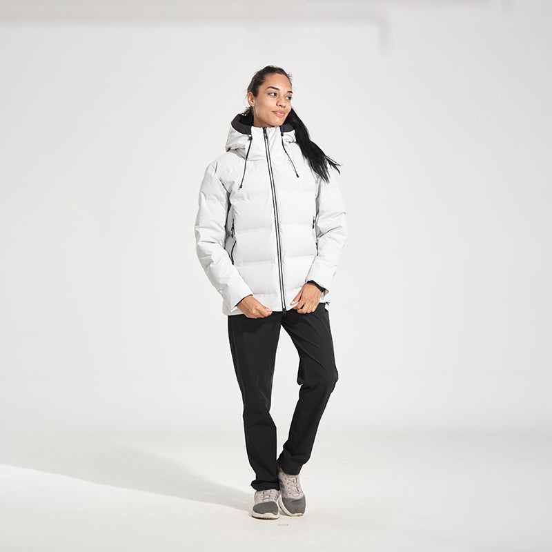 Unisex Leisure Down Jacket Winter Lightweight Warm Windproof Waterproof Coat Men/Women Outdoor Mountaineering Skiing Outerwear