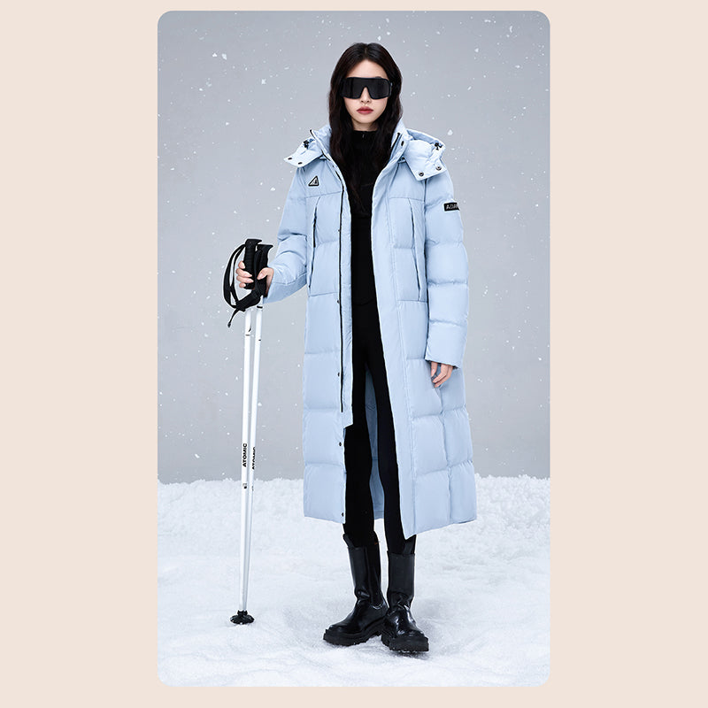 Unisex Fashion Thick Down Jacket White Duck Down Warm Loose Outerwear High Quality Men/Women Winter Leisure Puffer Coat