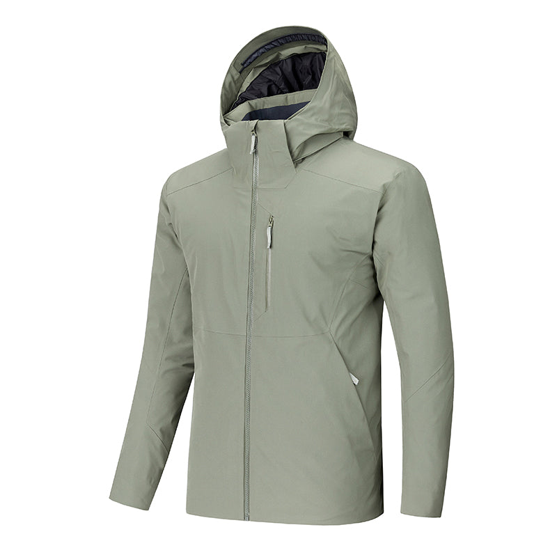 Men Fashion Down Jacket Autumn Winter Stand Collar Windproof Warm Puffer Coat High Quality Outdoor Hiking Sport Outerwear