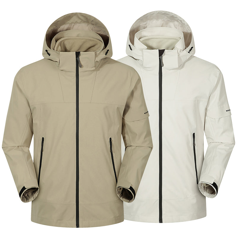 Unisex Outdoor Windproof 3 In 1 Jacket Autumn Winter Fleece Warm Inner Lining Coat Men/Women Skiing Snowboarding Outerwear