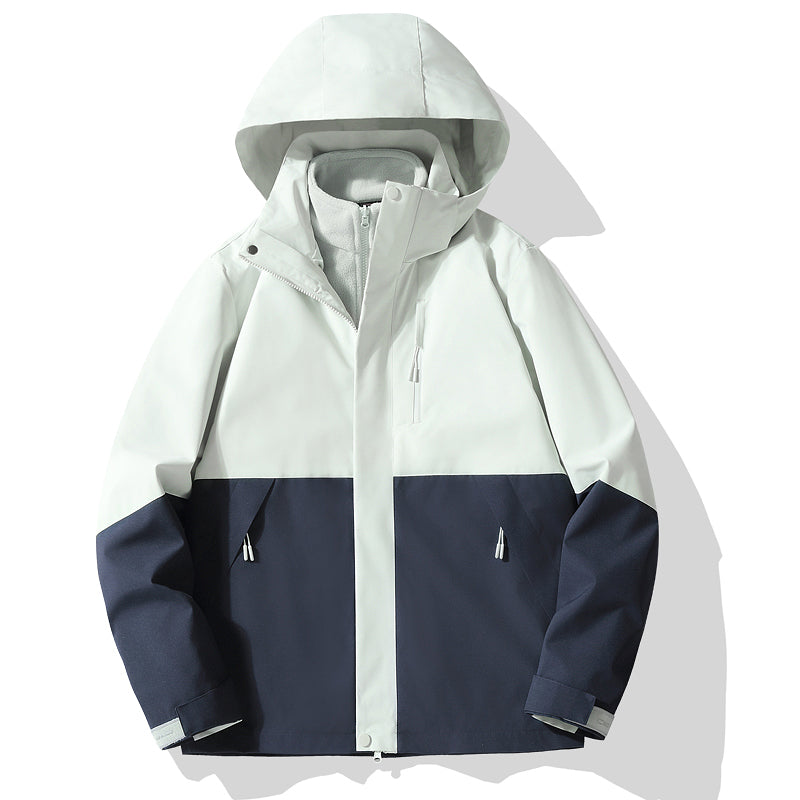 Unisex Outdoor Sports 3 In 1 Jacket Autumn Winter Warm Inner Lining Windproof Coat Men/Women Fashion Waterproof Outerwear