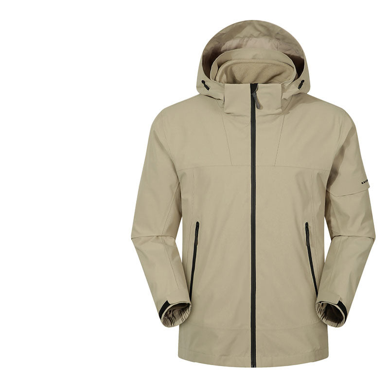 Unisex Outdoor Windproof 3 In 1 Jacket Autumn Winter Fleece Warm Inner Lining Coat Men/Women Skiing Snowboarding Outerwear