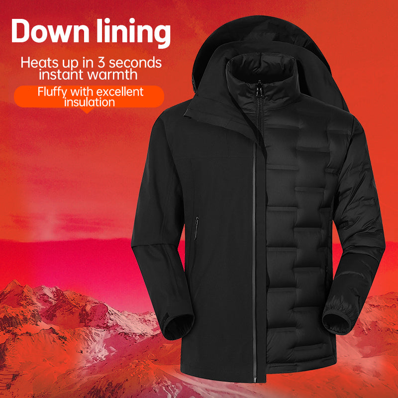 Unisex Outdoor Windproof 3 In 1 Jacket Autumn Winter Fleece Warm Inner Lining Coat Men/Women Skiing Snowboarding Outerwear
